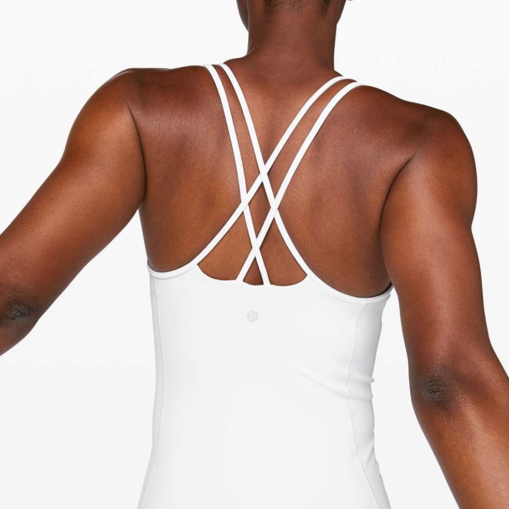 lululemon athletica White Strappy Tank Top